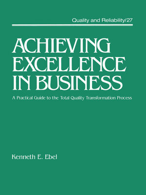 cover image of Achieving Excellence in Business